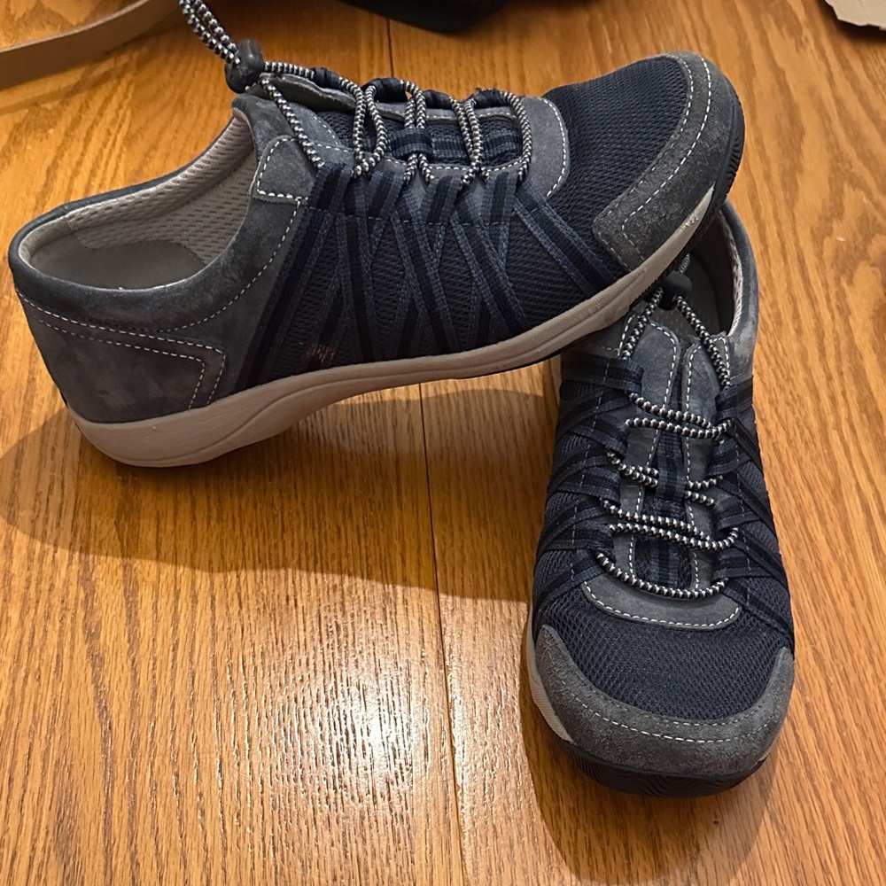 Dansko Navy and Gray Women's Sneakers